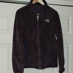 North Face Osito Purple sherpa hoodie large